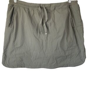 Le Verde Women's Nylon Activewear Hiking Performance Skirt w/ Shorts Size XL